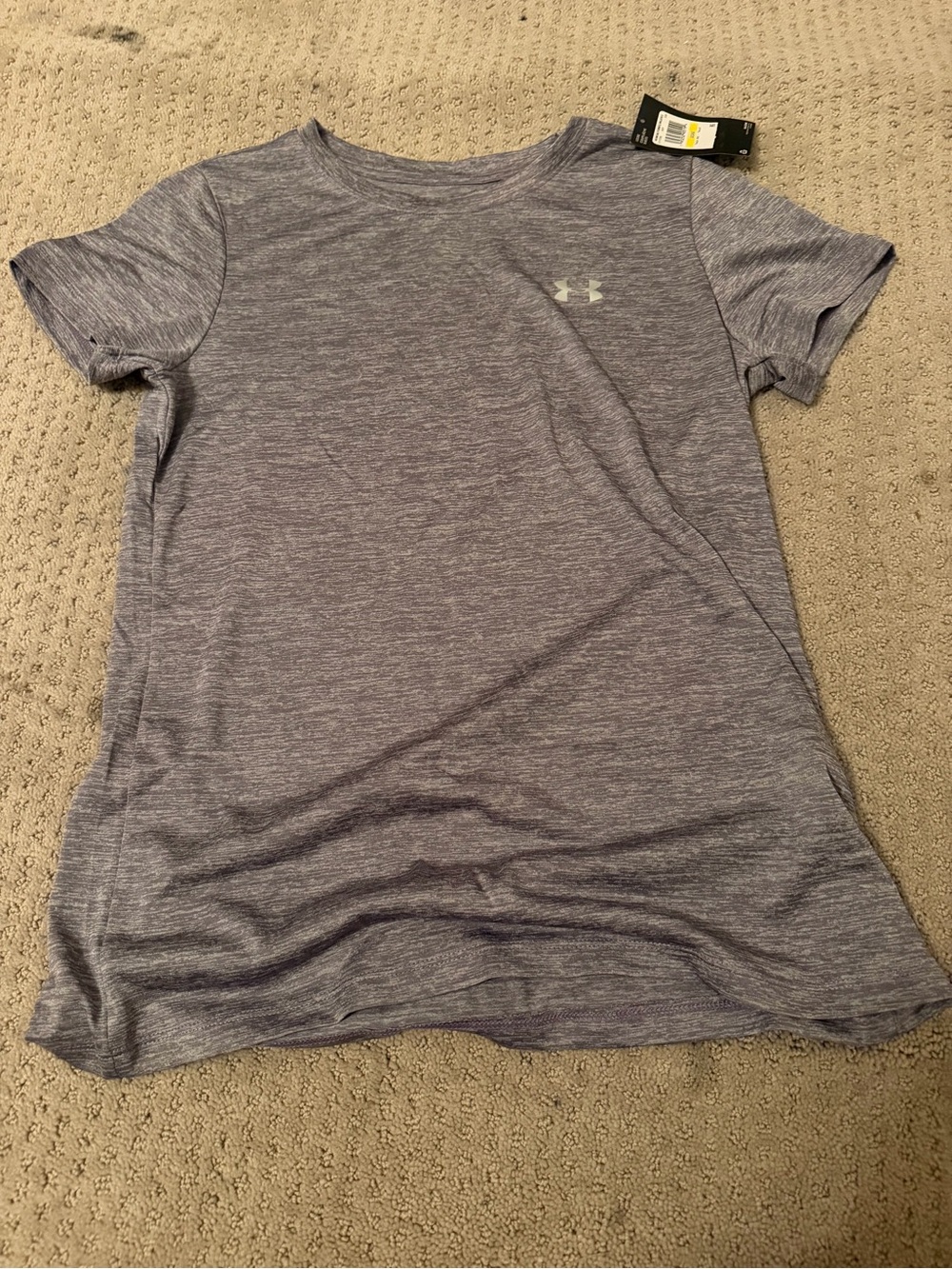 Under Armour Women's Heather Purple Performance Tee